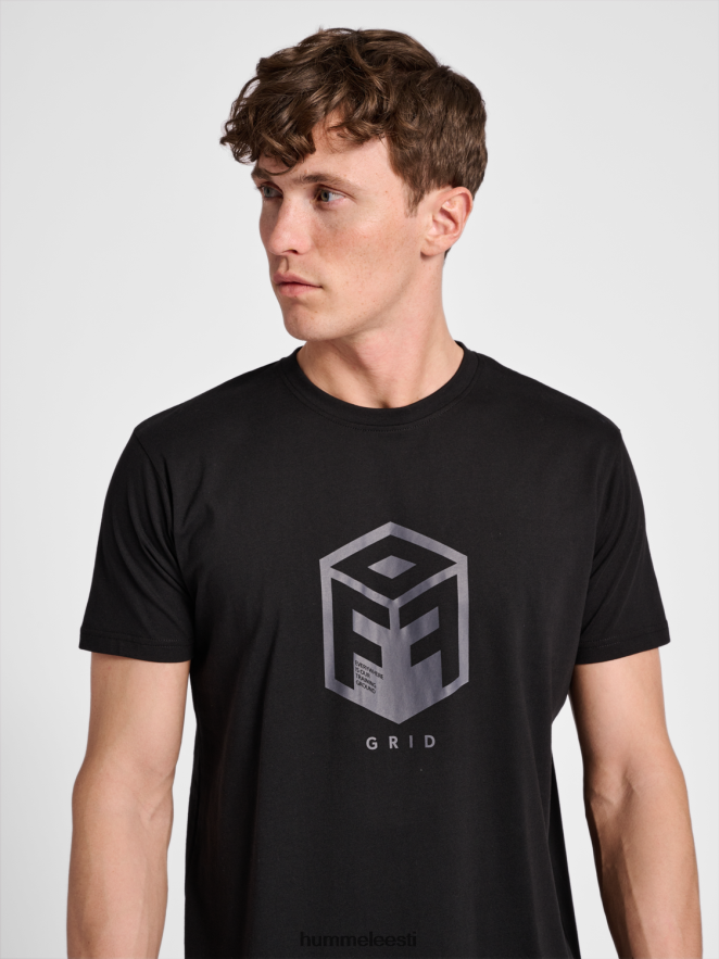 ee Hummel mehed hmloffgrid puuvillane jersey s/s N6442D553 \"lühikeste varrukatega kampsun\"