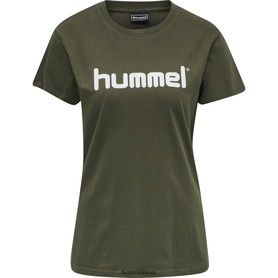 ee Hummel naised hmlgo puuvillase logoga t-särk s/s N6442D3934 \"Riietus\"