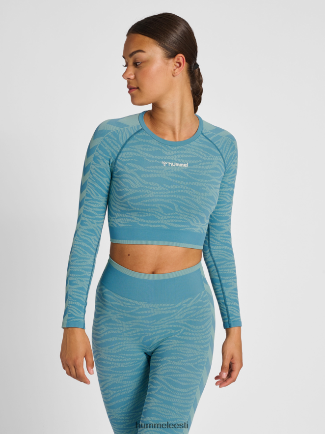 ee Hummel naised hmlmt saaga õmblusteta crop t-särk ls N6442D2620 "kärbitud pikkade varrukatega T-särk"